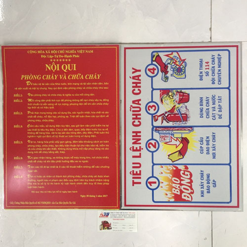 Nội Quy Phòng Cháy Chữa Cháy